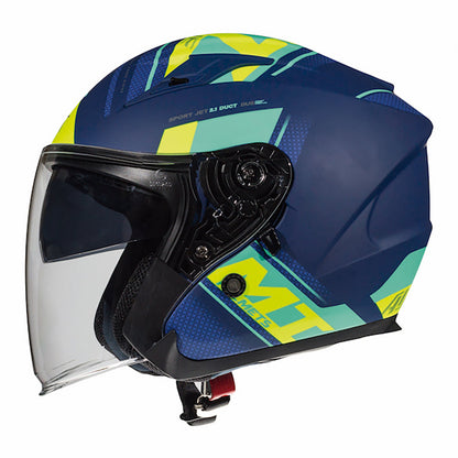 MT Avenue Sideway - Matt Blue / Green / Fluo Yellow