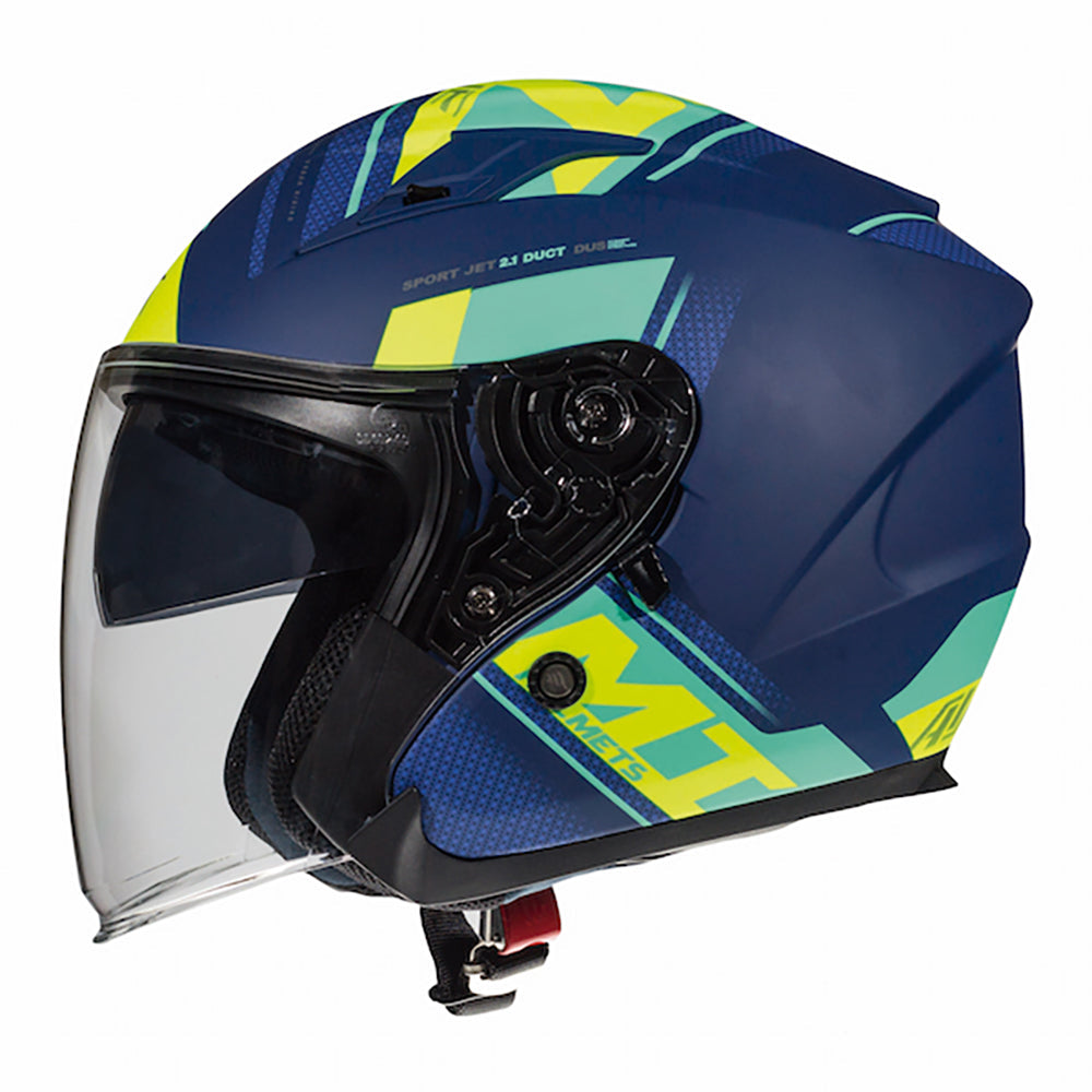 MT Avenue Sideway - Matt Blue / Green / Fluo Yellow