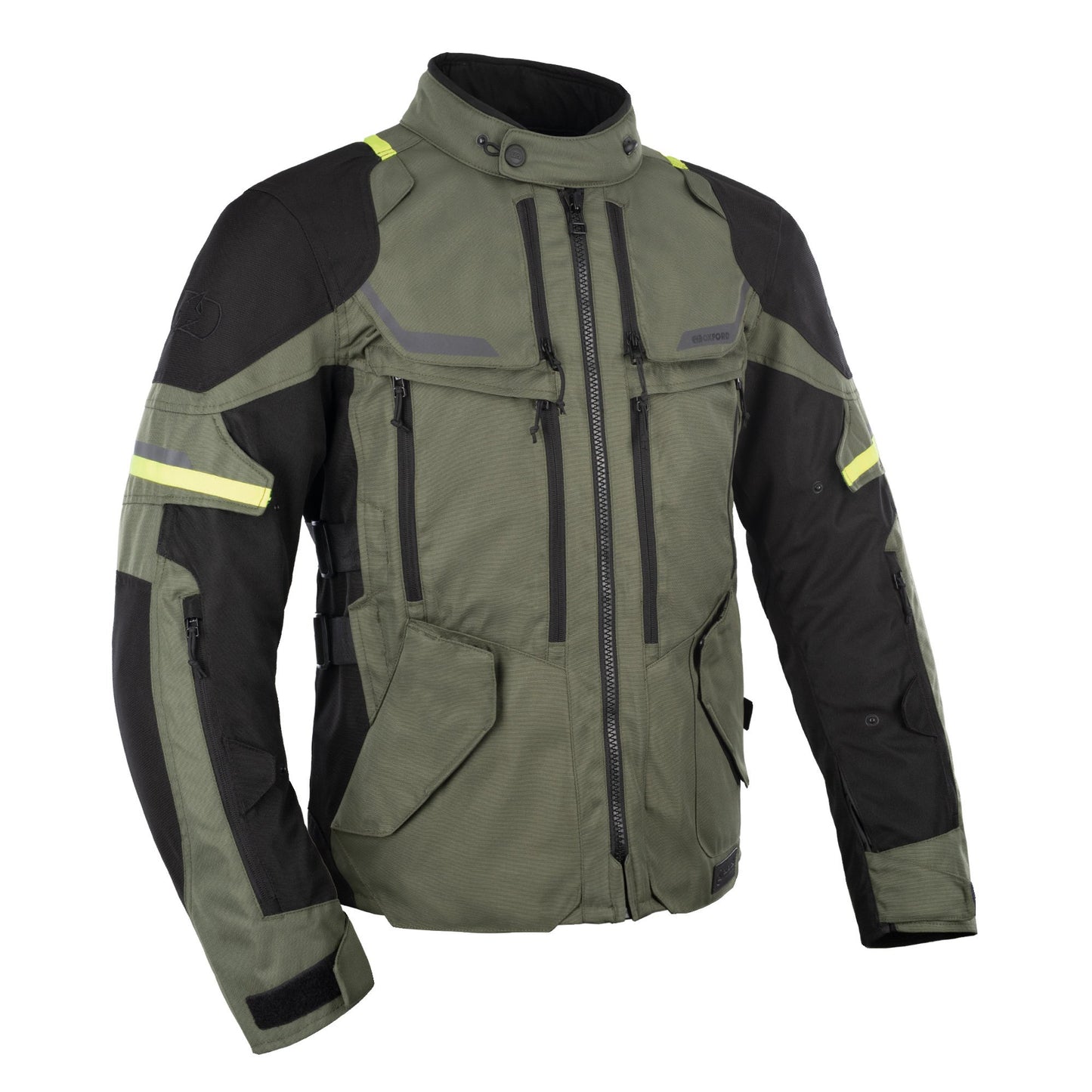 Oxford Oxford Rockland Mens Jacket - Khaki / Black / Fluo