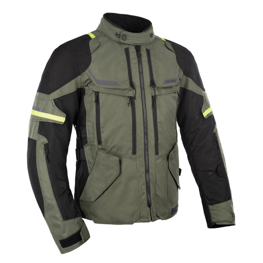 Oxford Oxford Rockland Mens Jacket - Khaki / Black / Fluo