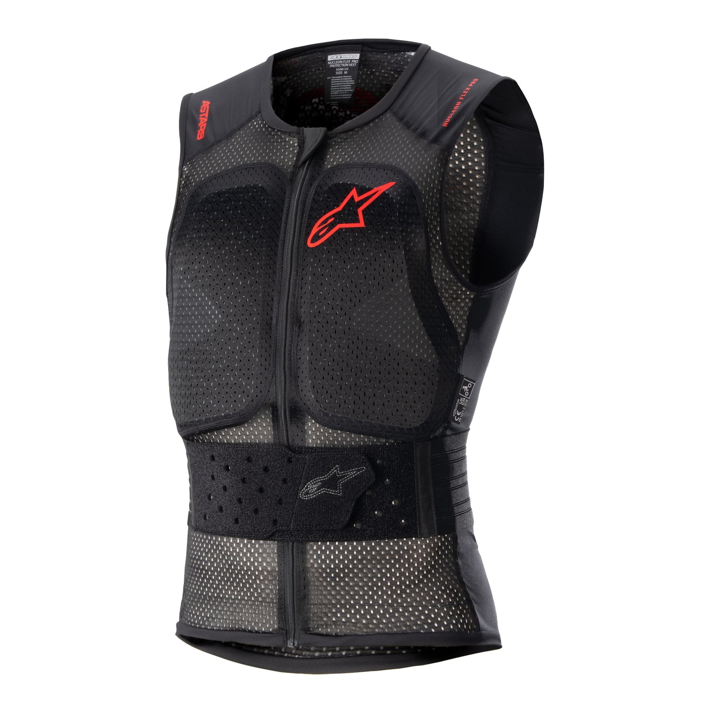 Alpinestars Nucleon Flex Pro Protec Vest Trans Smoke Red Black