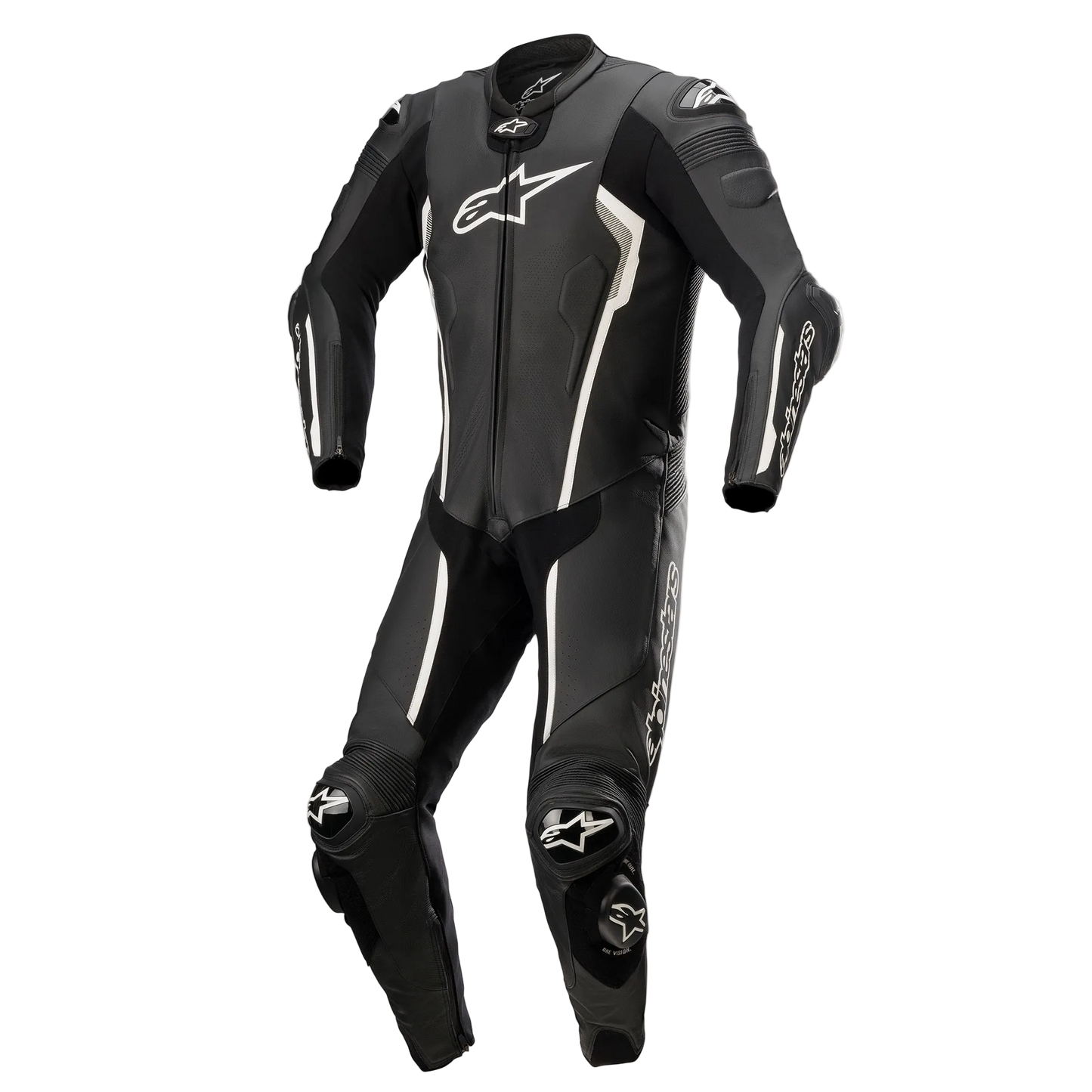 Alpinestars Missile V2 Leather 1 Piece Suit - Black / White