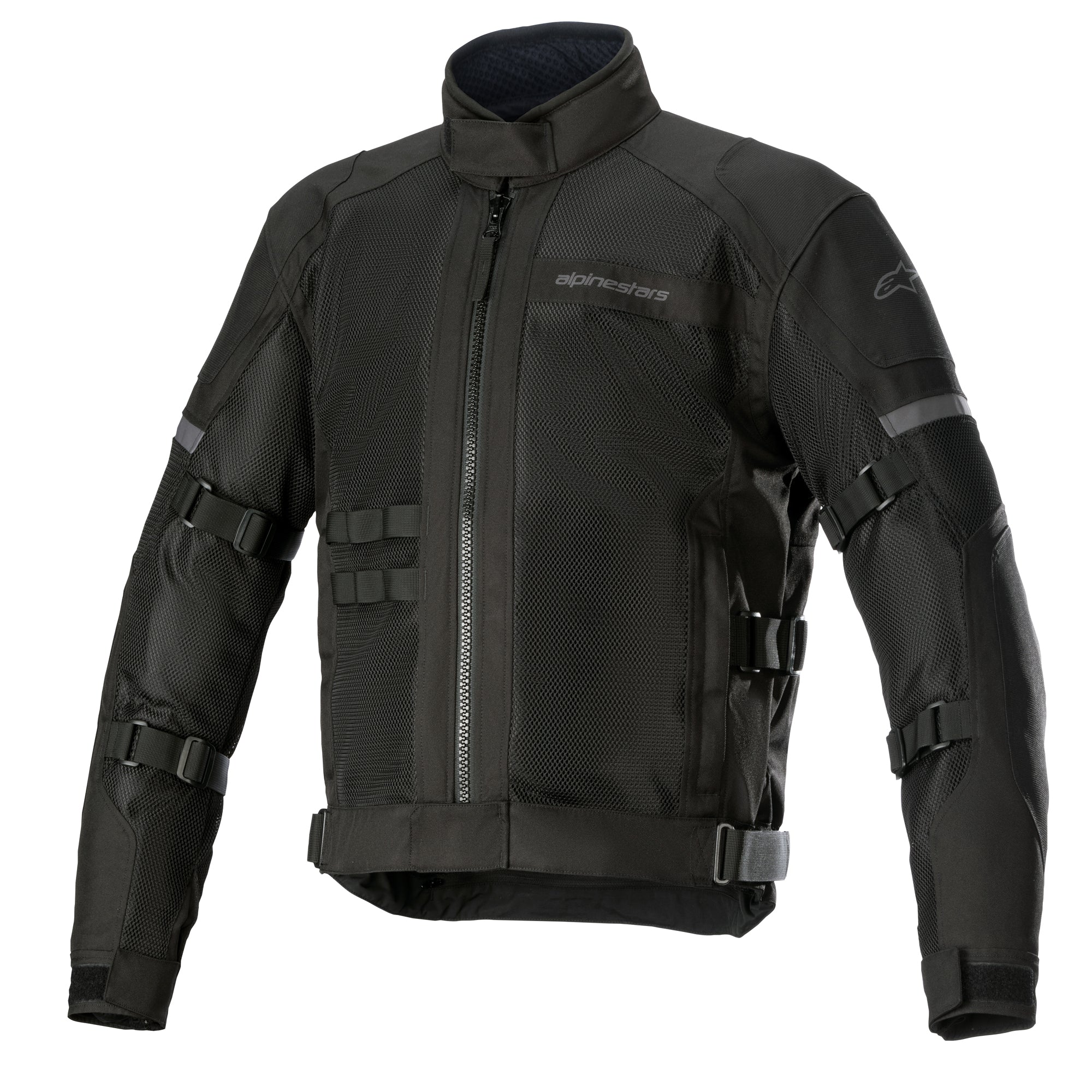 Crosshill Textile Mesh Waterproof Jacket - Black