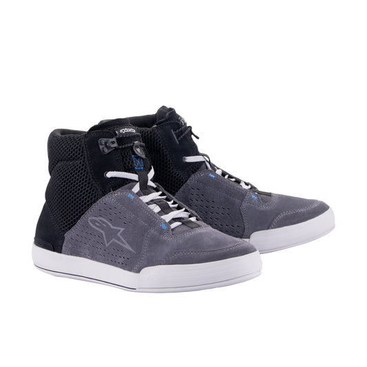 Alpinestars Chrome Air Shoes - Black Cool Grey Blue