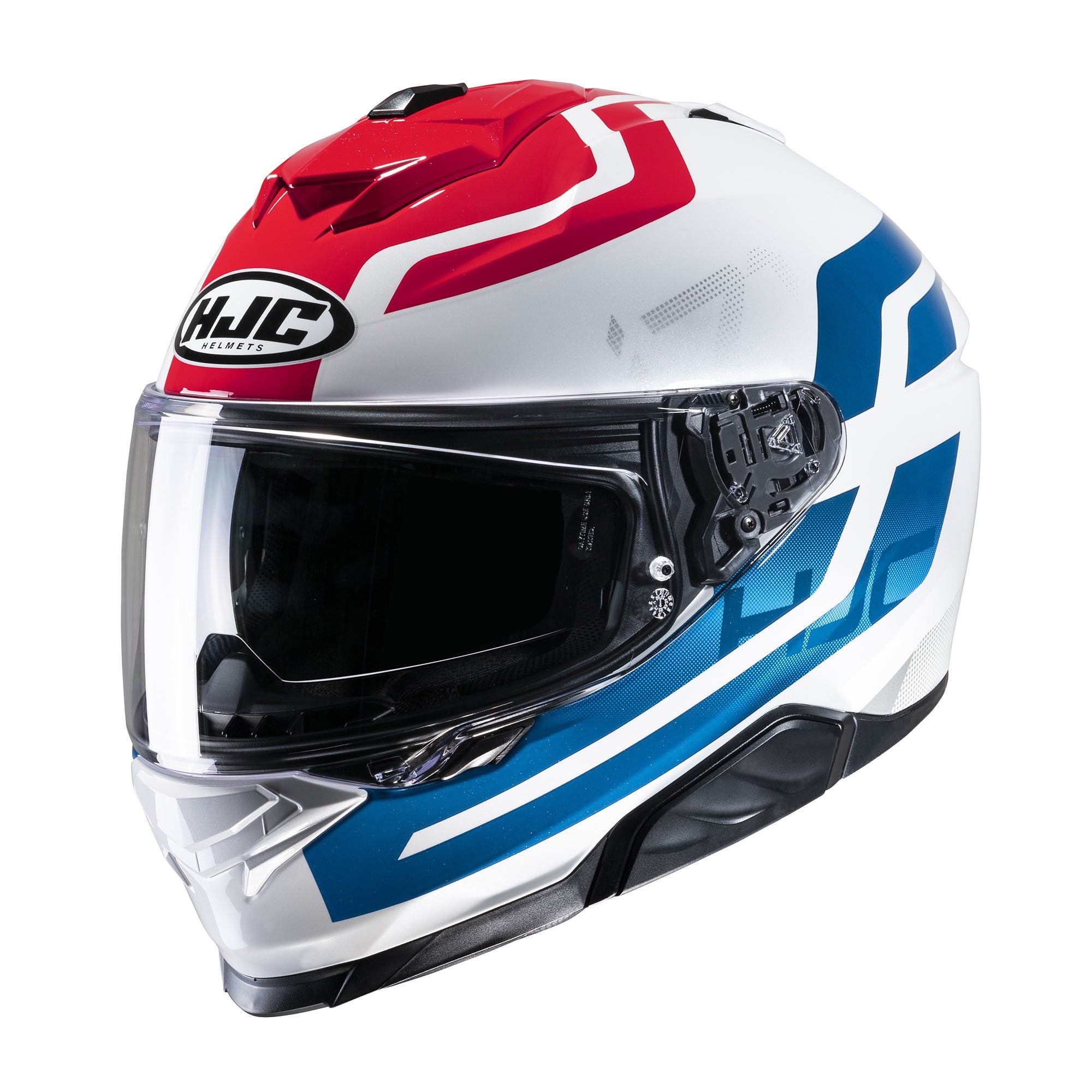 HJC I71 Enta Full Face Helmet - White / Red / Blue