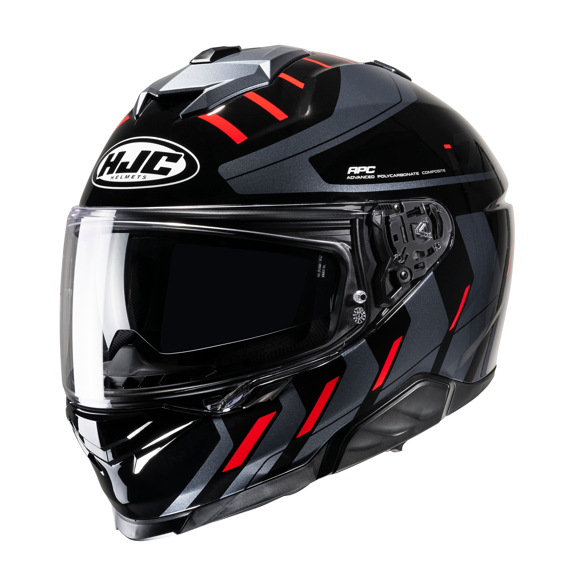 HJC I71 Simo Full Face Helmet - Black / Red