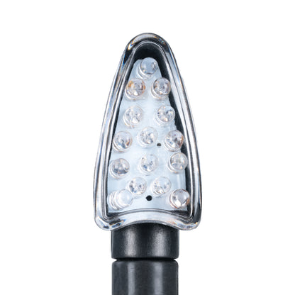 Oxford Arrow Indicator - Black Shortstem Clear Lens