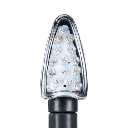 Oxford Arrow Indicator - Black Shortstem Clear Lens
