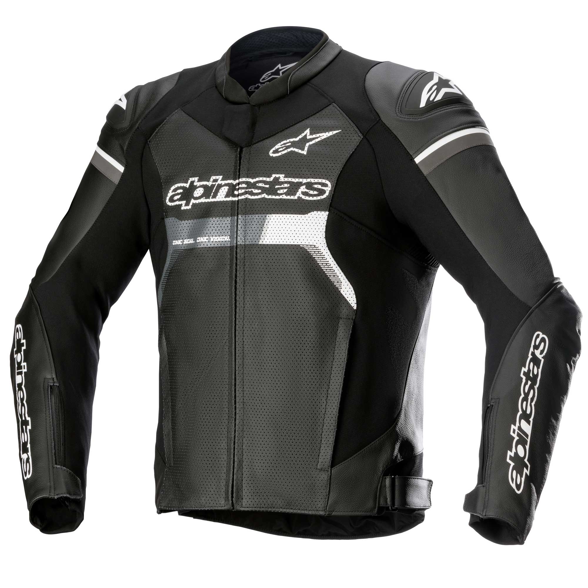 Alpinestars Gp Force Leather Jacket Airflow - Black