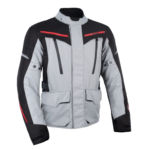 Oxford Metro 2.0 Mens Jacket - Grey / Black / Red
