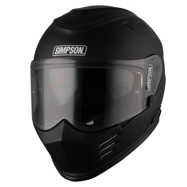 SIMSON スカルデザイン フルフェイスヘルメット Simpson Venom 22.06 Full Face Helmet - Matt Black – Mega