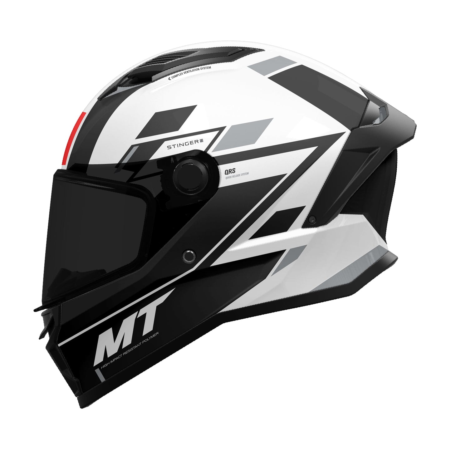MT Stinger 2 Zivze A2 Gloss - Black / White