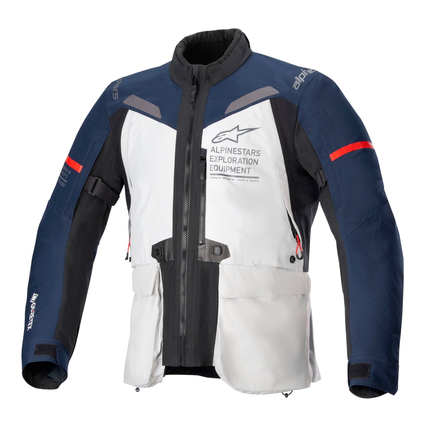 Alpinestars ST-7 2L Gore-Tex Jacket - Ice Gray Dark / Blue / Black