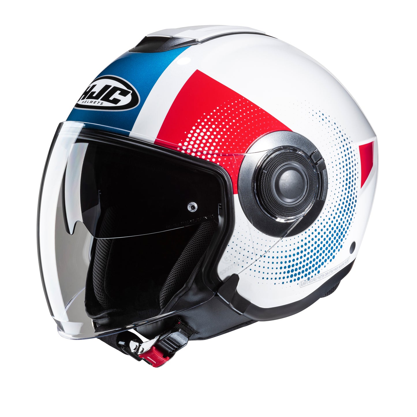 HJC I40N Pyle MC21 - White / Red / Blue