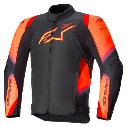 Alpinestars T-SP 1 V2 Waterproof Jacket - Black / Red / Fluo