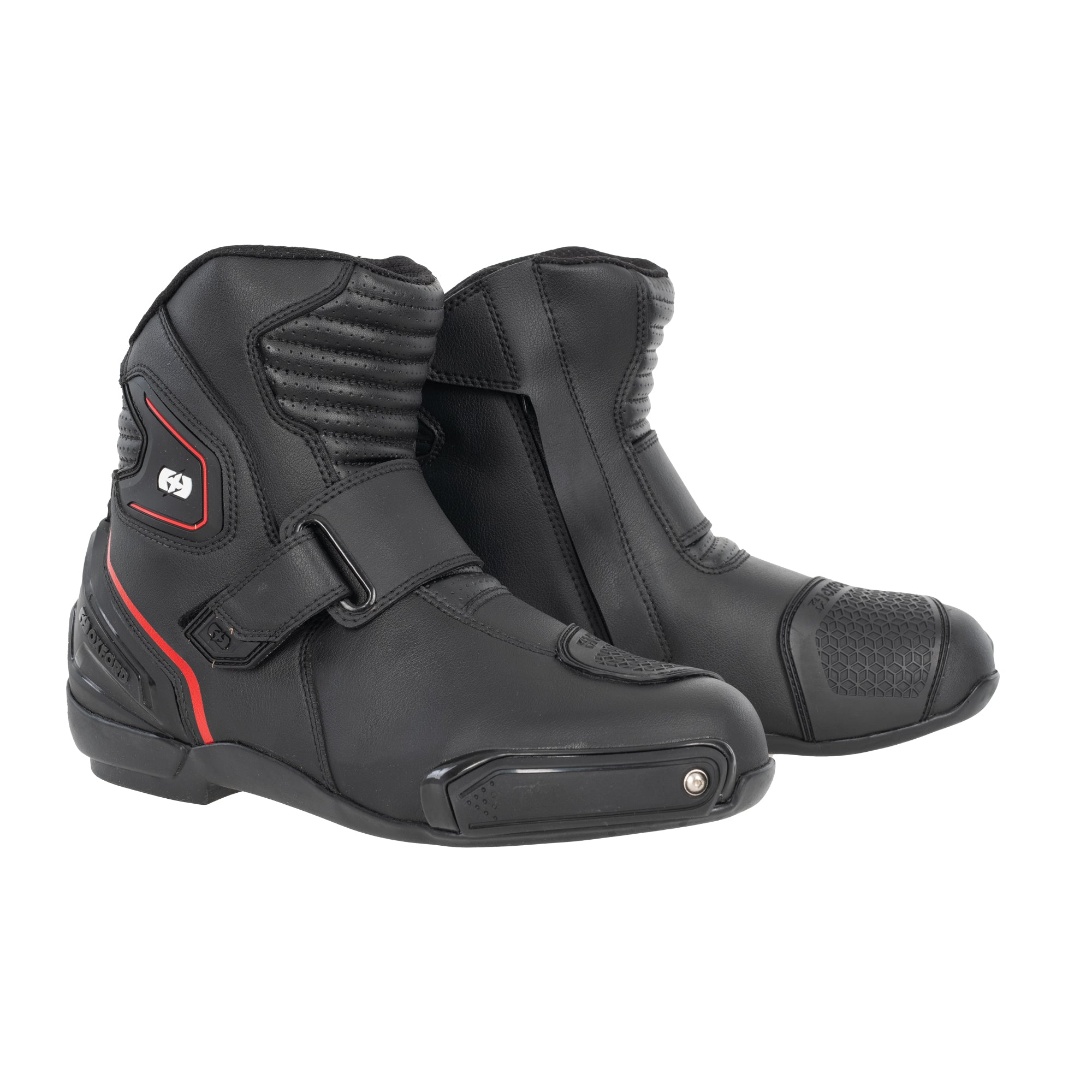 Oxford Omega Air Short MS Boot Blk/ Wht/ Red