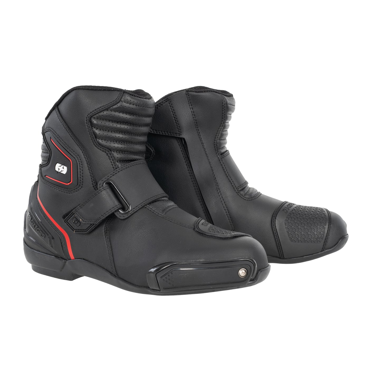 Oxford Omega Air Short MS Boot Blk/ Wht/ Red