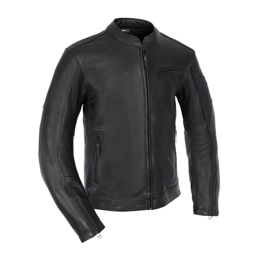Oxford Henlow Leather MS Jacket Black