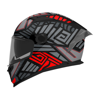 MT Braker SV Zebra B5 Matt - Black / Red