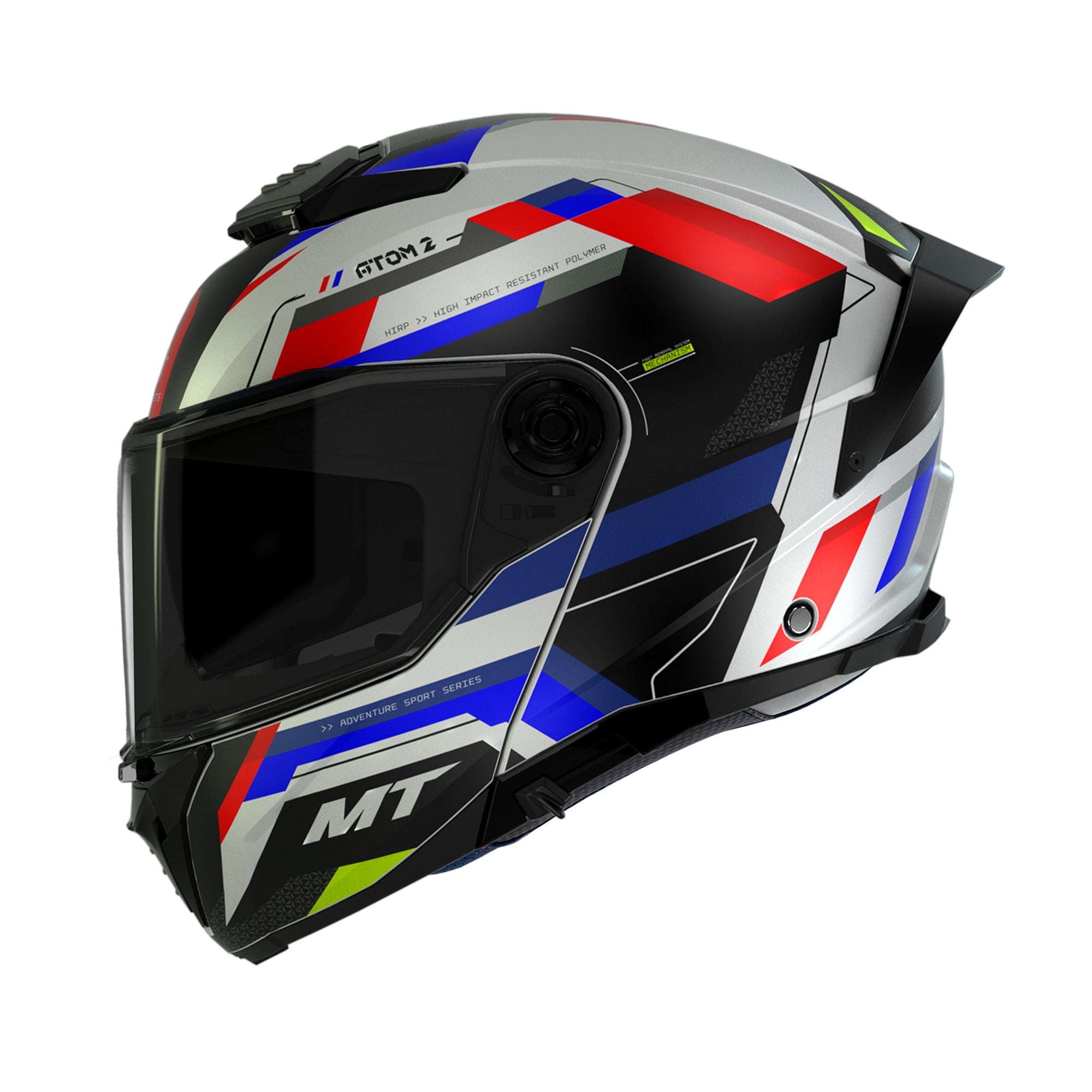 MT Atom 2 Bast B7 Gloss - Red / White / Blue