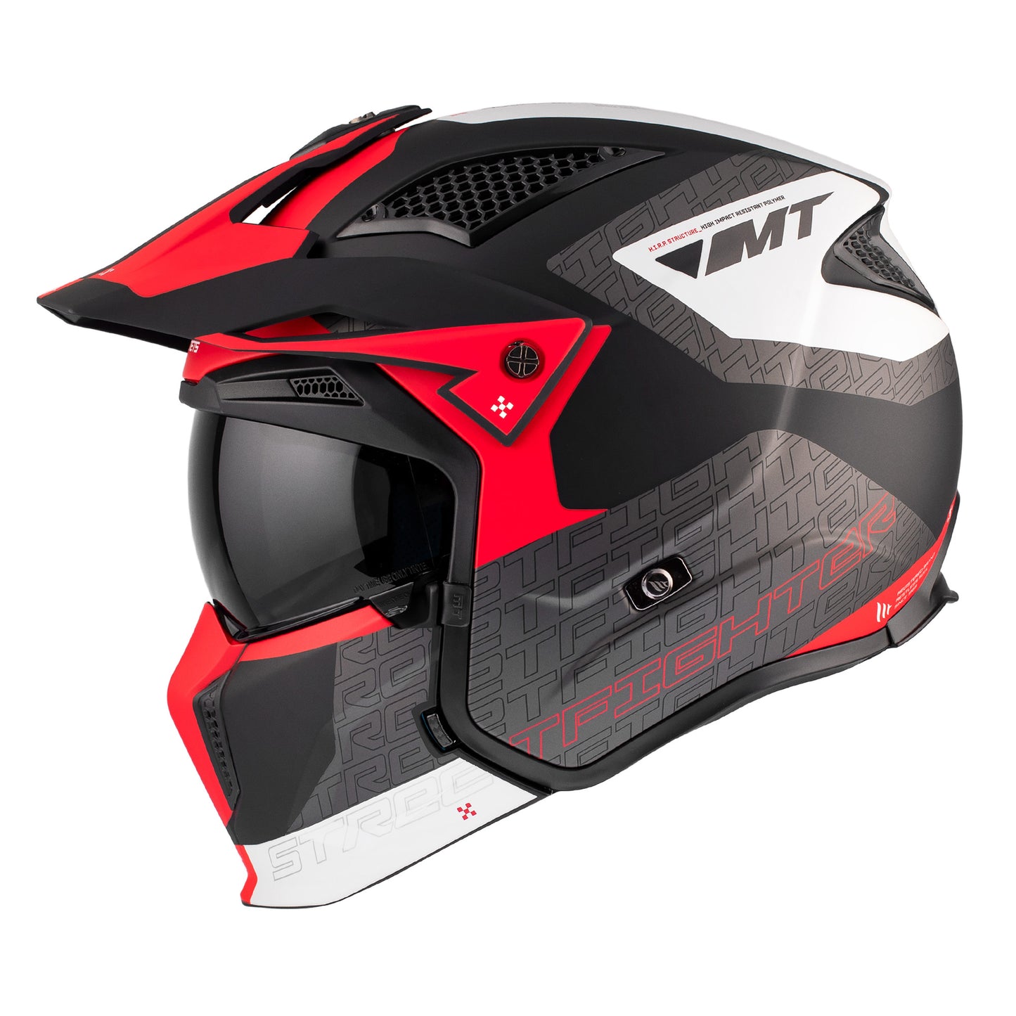 MT Streetfighter SV S Totem B15 Matt - Black / Red White