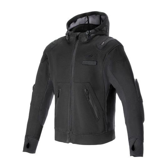 Alpinestars Moflow Air Tech Motorcycle Hoodie - Black / Black