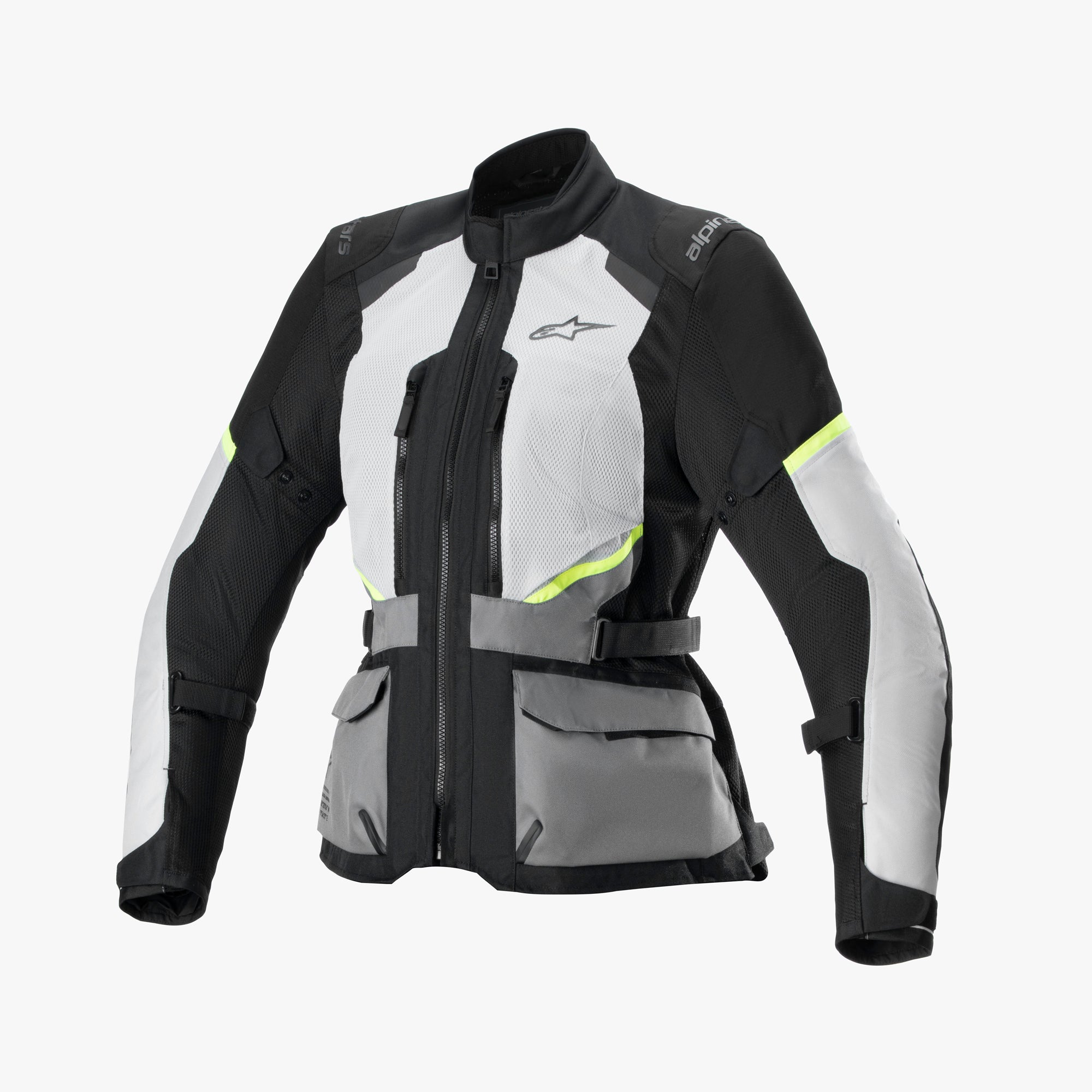 Stella Andes Air Textile Drystar Waterproof Jacket - Ice Grey / Dark Grey / Black