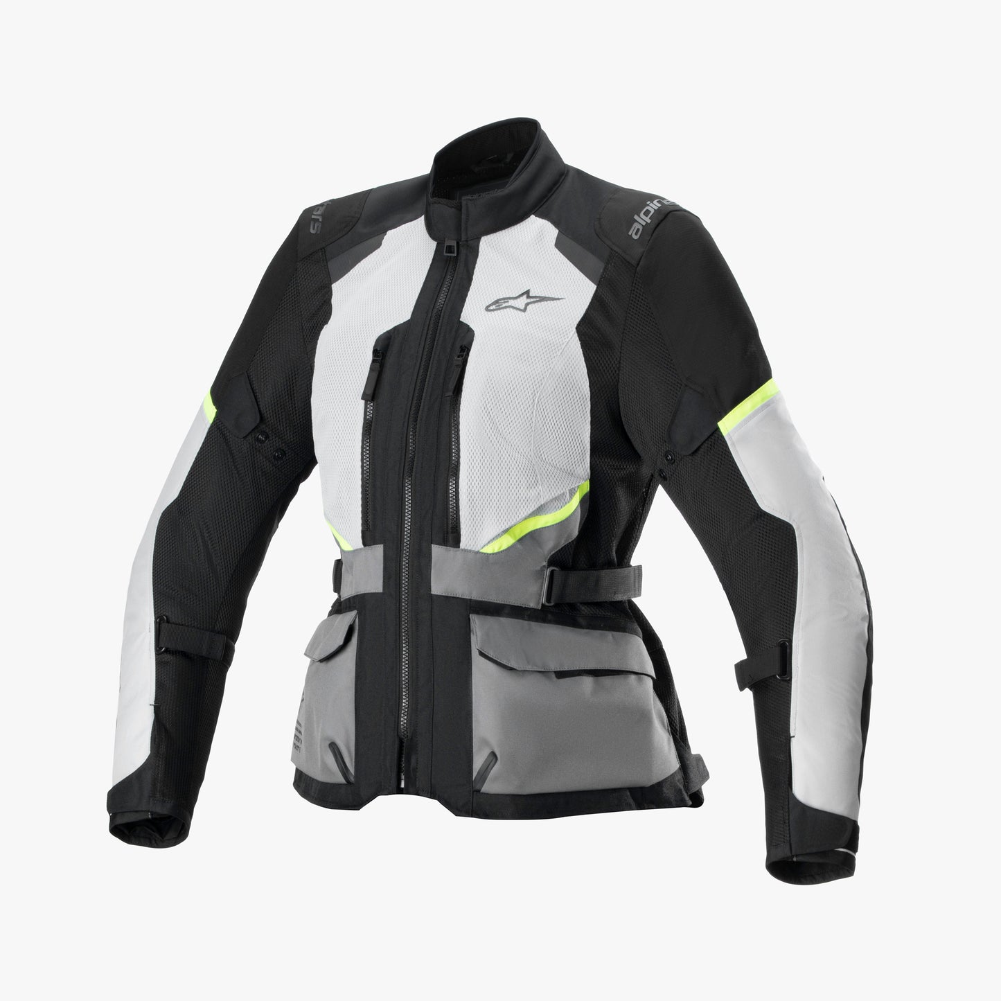 Stella Andes Air Textile Drystar Waterproof Jacket - Ice Grey / Dark Grey / Black