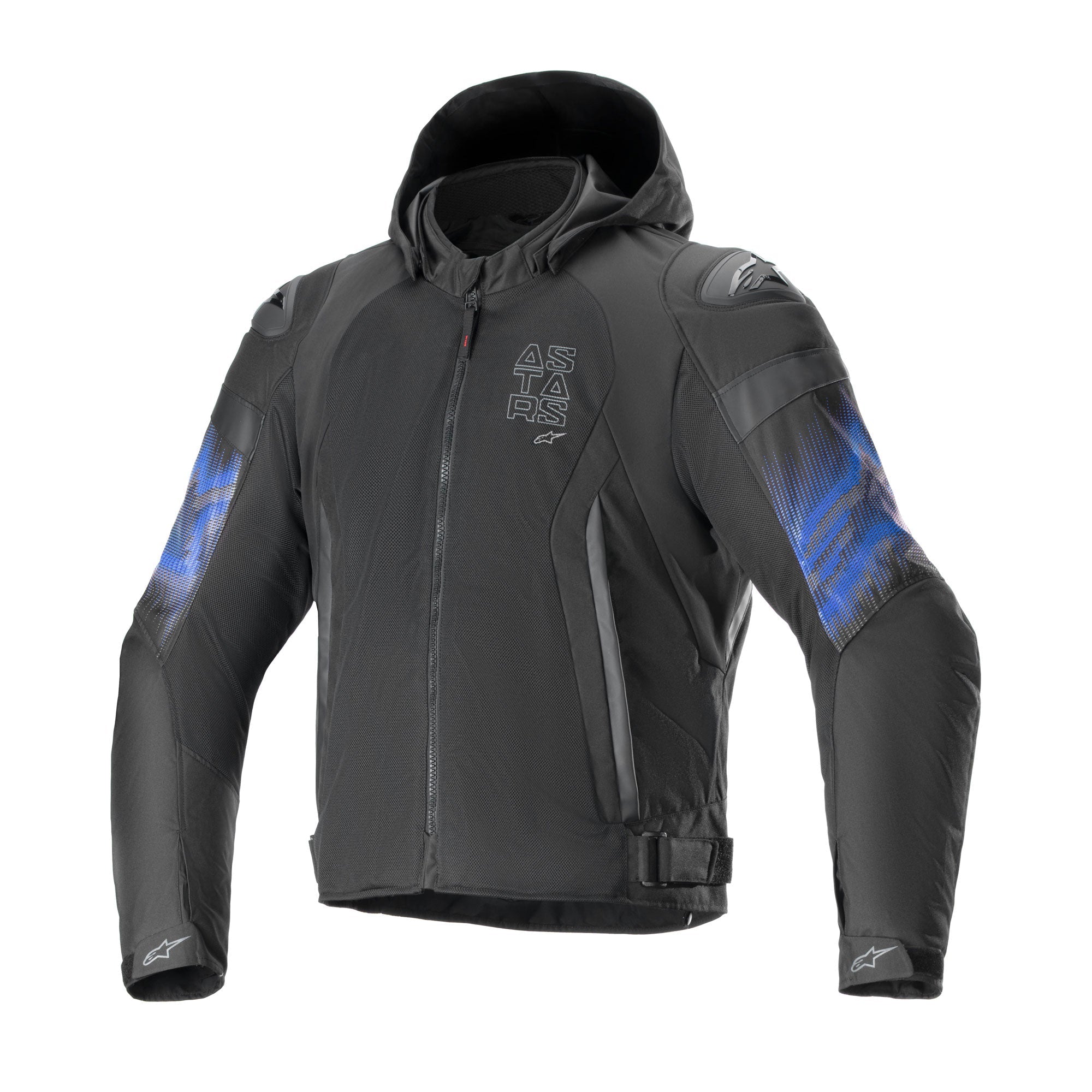 Alpinestars Zaca Air Venom Waterproof Jacket - Black / Electric Blue LARGE