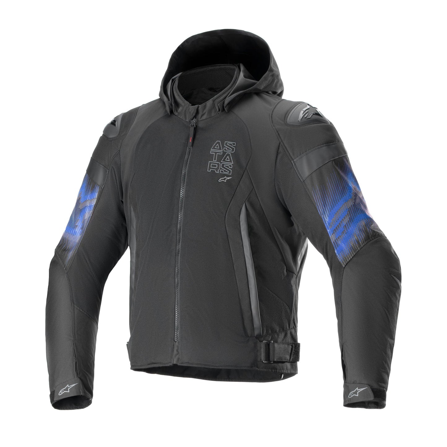 Alpinestars Zaca Air Venom Waterproof Jacket - Black / Electric Blue LARGE