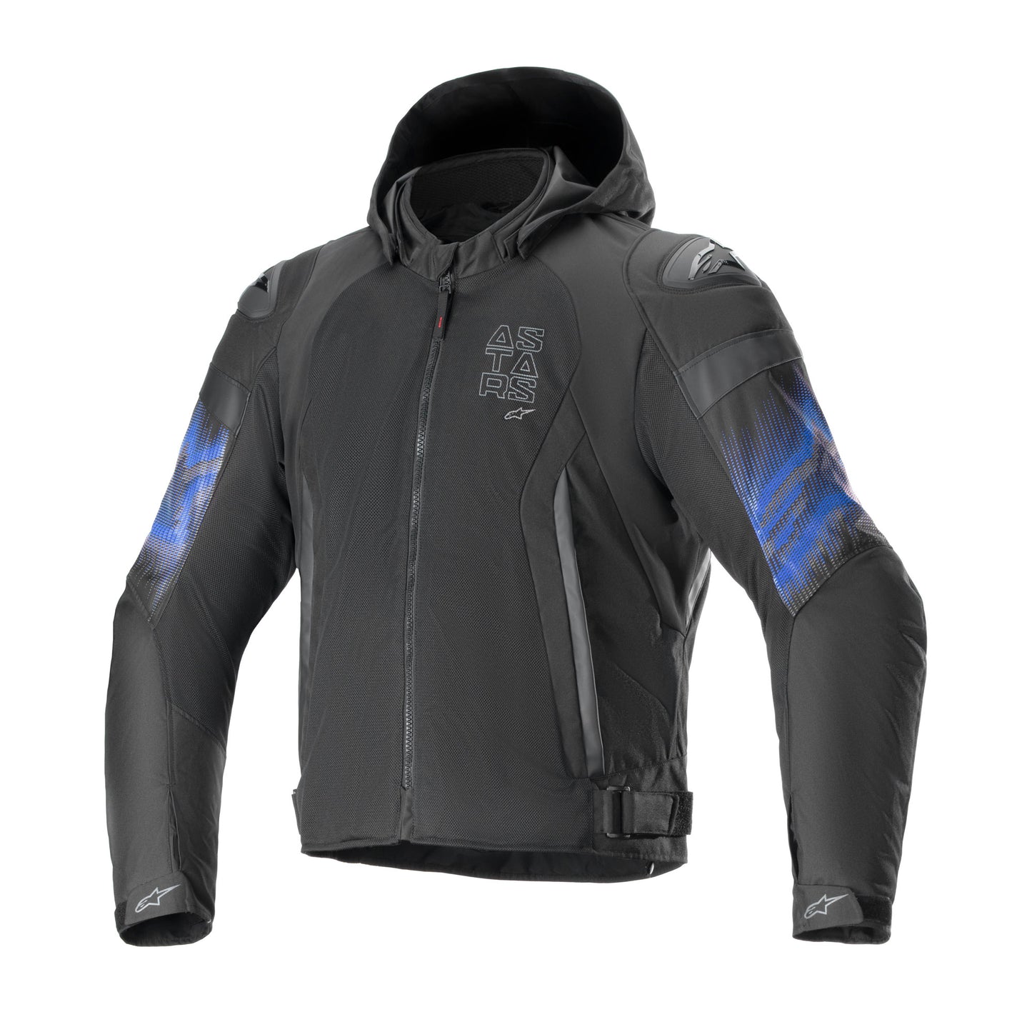 Alpinestars Zaca Air Venom Waterproof Jacket - Black / Electric Blue LARGE