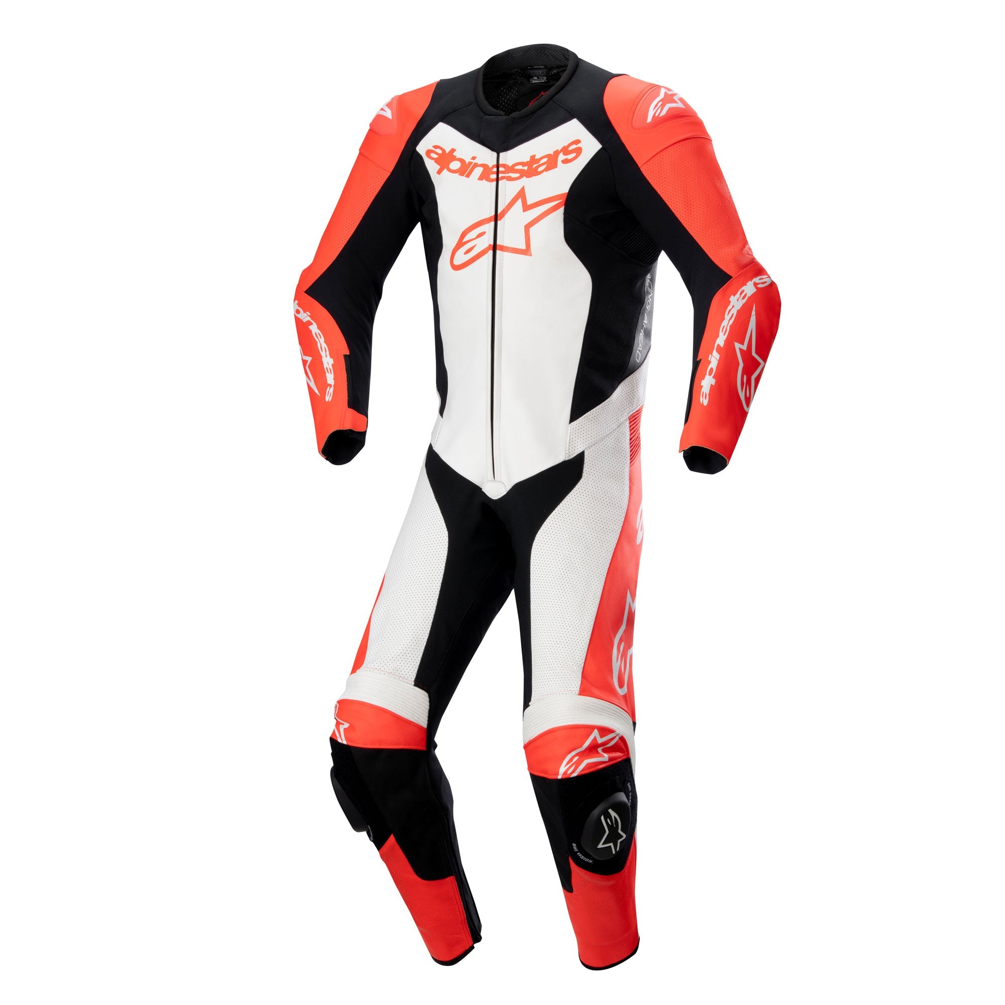 Alpinestars GP Force Lurv 1 Pc Leather Suit -  Red / Fluo / White / Black