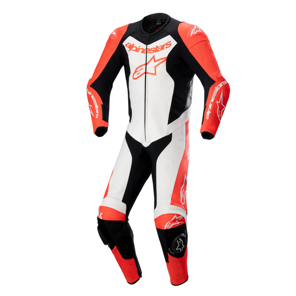 Gp Force Lurv 1 Pc Leather Suit R/Fluo/W/Blk