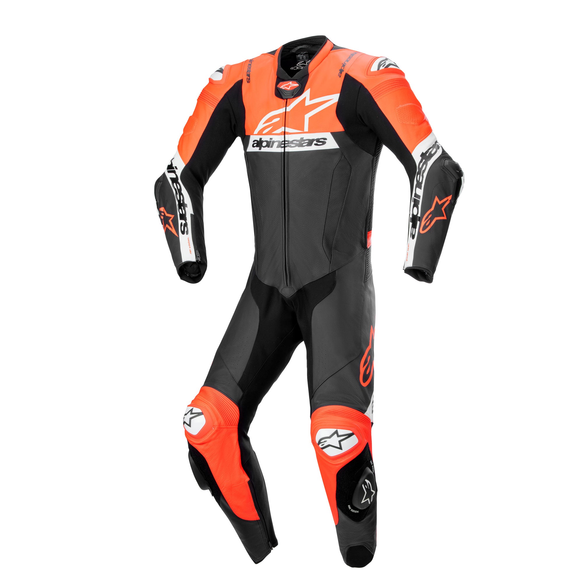 Alpinestars Missile V2 Ward 1 Piece Leather Suit - Black / Red
