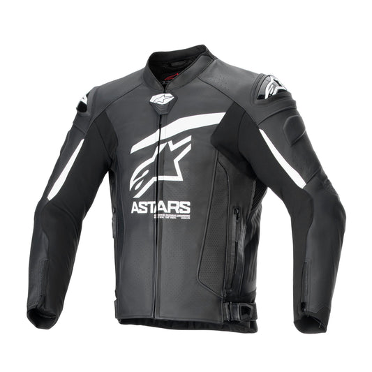Gp Plus R V4 Airflow Leather Jkt Blk/White