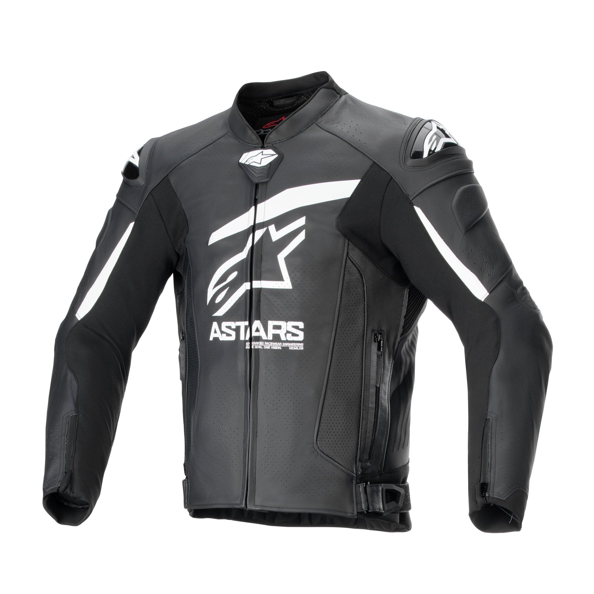 Alpinestars GP Plus R V4 Airflow Leather Jacket - Black / White