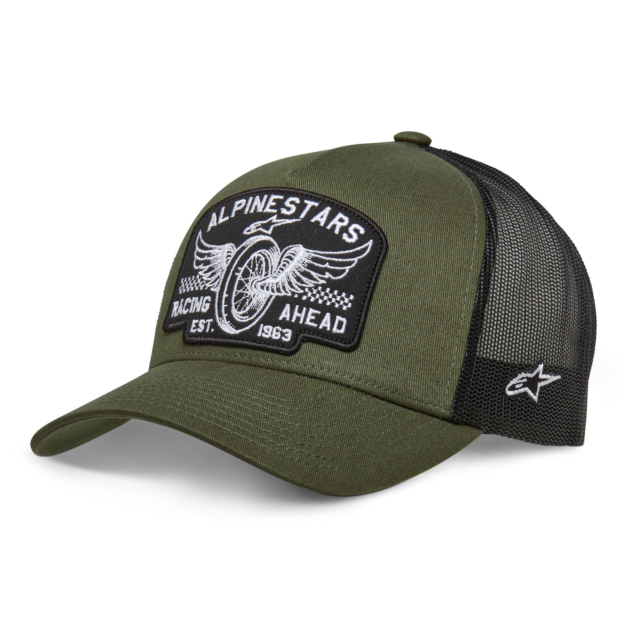 Alpinestars Heritage Patch Trucker Hat - Military / Black