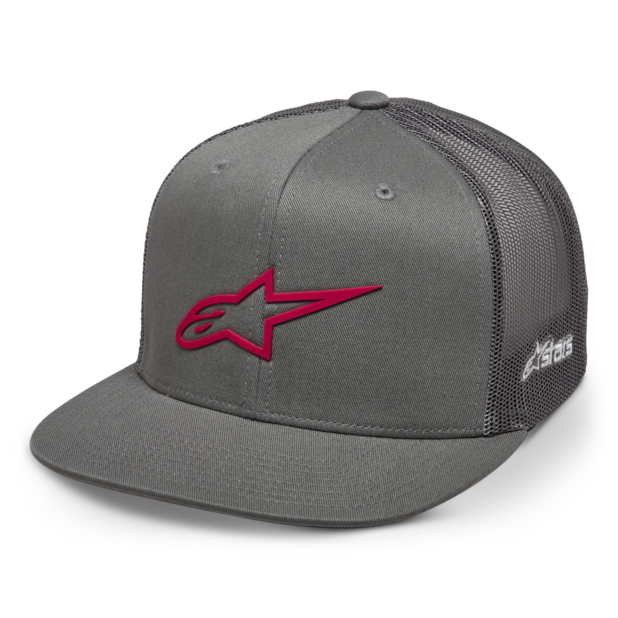 Alpinestars 3D Ageless Trucker Hat - Grey Red