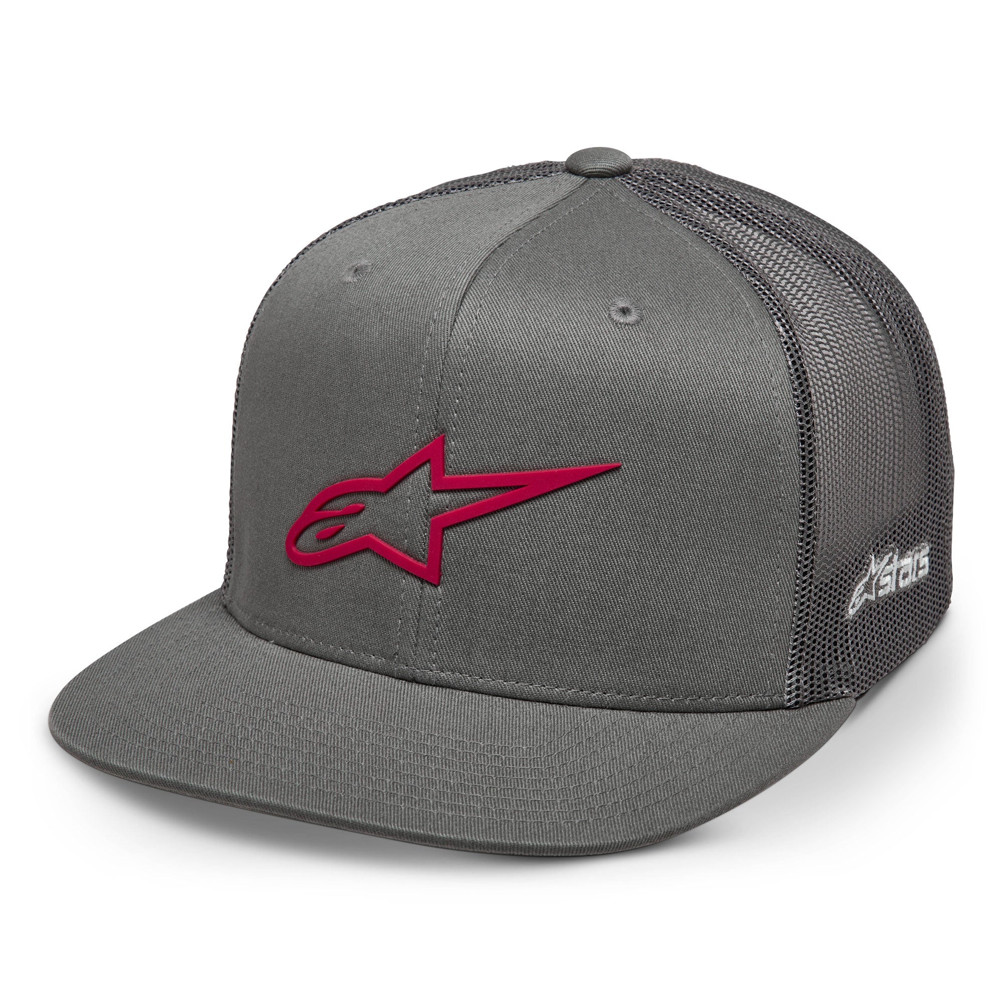 Alpinestars 3D Ageless Trucker Hat - Grey / Red