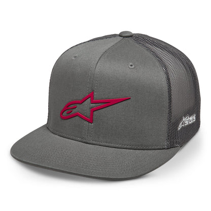 Alpinestars 3D Ageless Trucker Hat - Grey Red