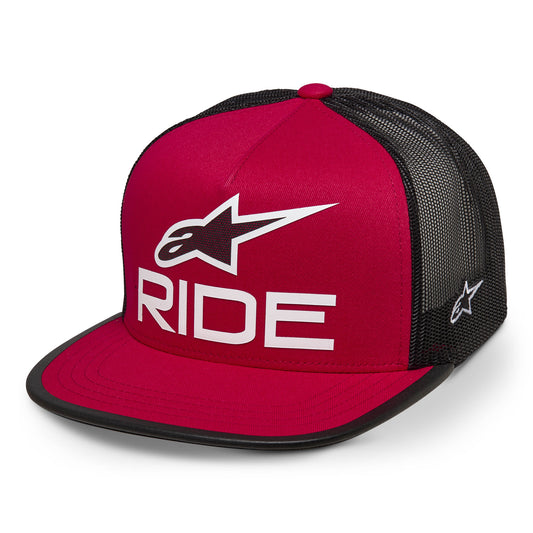 Alpinestars Ride 4.0 Trucker Hat - - Red Black White
