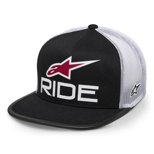 Alpinestars Ride 4.0 Trucker Hat - - Black White Red