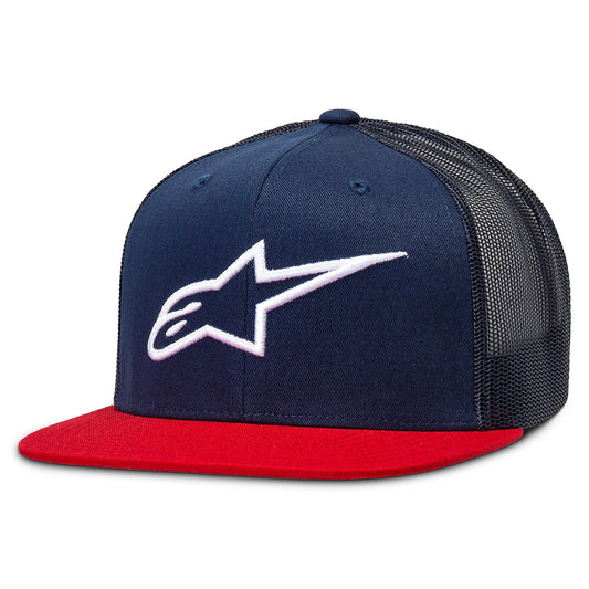 Alpinestars Corp Trucker Cap Navy Red - Navy Red