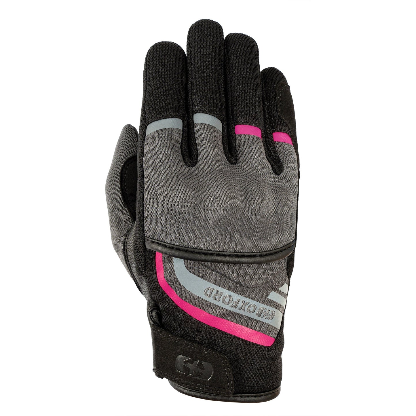 Oxford Dakar 1.0 Ladies Gloves - Charcoal / Pink