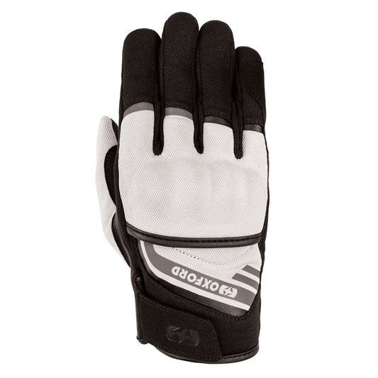 Oxford Dakar 1.0 Mens Gloves - Silver / Black