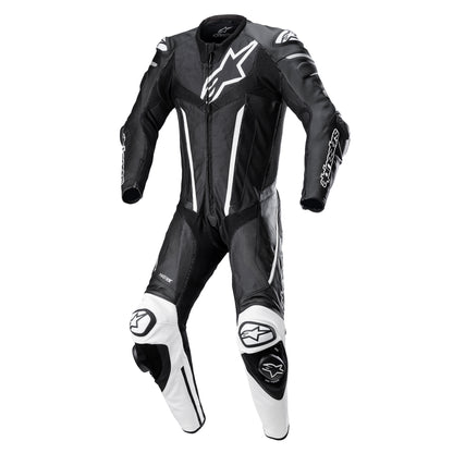 Fusion Leather Suit 1 Pc Black White