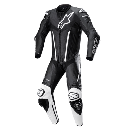 Fusion Leather Suit 1 Pc Black White