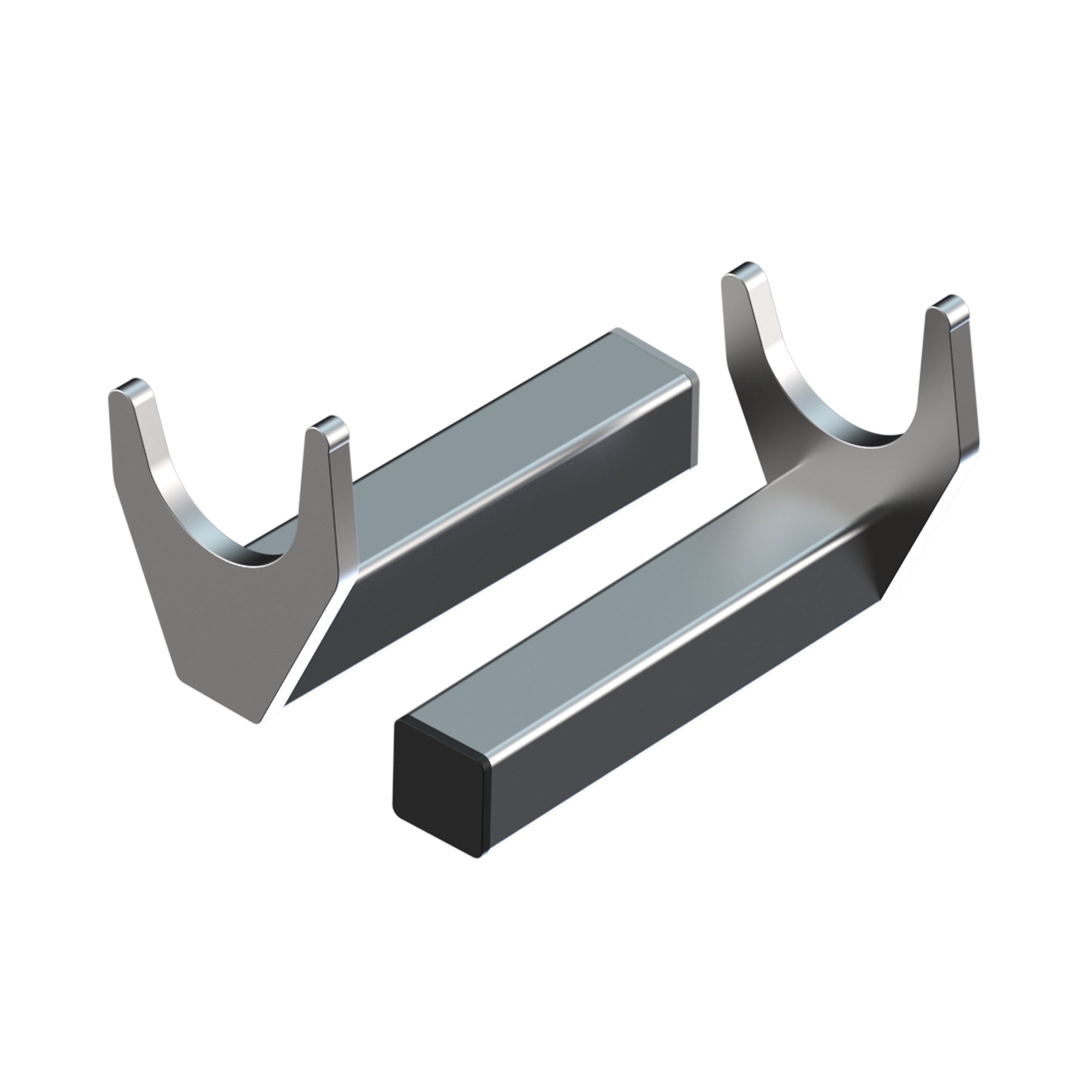 Oxford Bobbin Forks for Rear Paddock Stand (square)