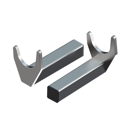 Oxford Bobbin Forks for Rear Paddock Stand (square)