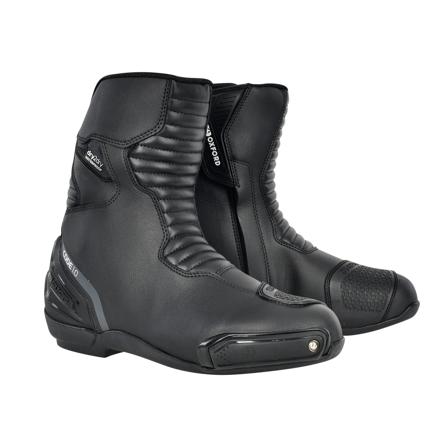Oxford Code 1.0 Mid D2D Mens Boot Stealth - Black